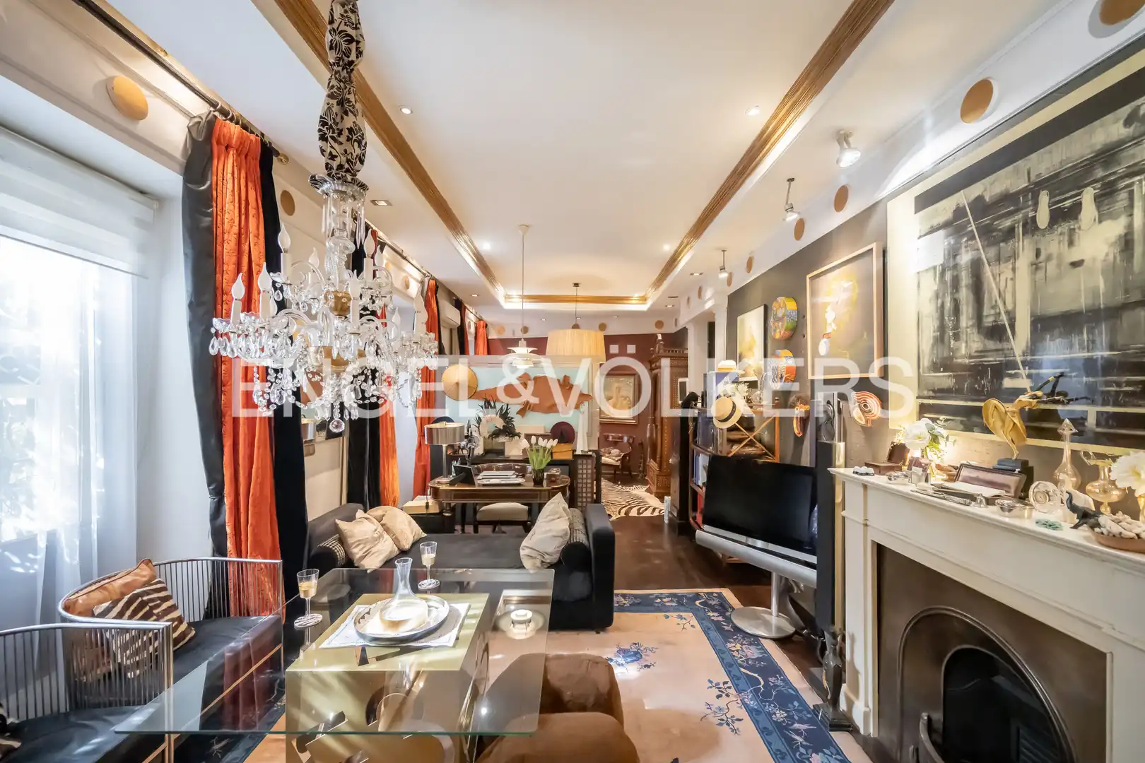 Sala de estar de Piso en venta en Madrid con Aire acondicionado, Calefacción y Balcón