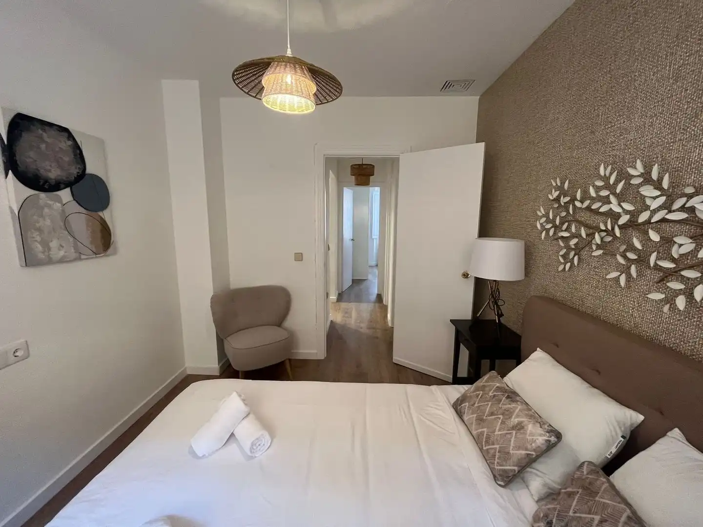 Bedroom of Flat for sale in Málaga