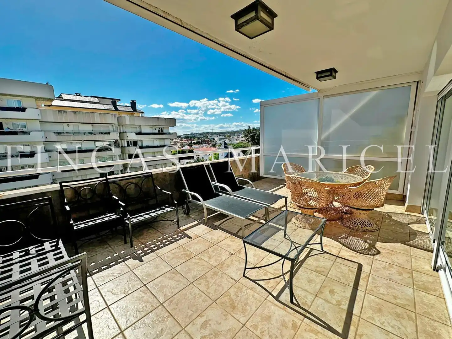 Terrasse von Dachboden zum Verkauf in Sitges mit Klimaanlage, Heizung und Terrasse