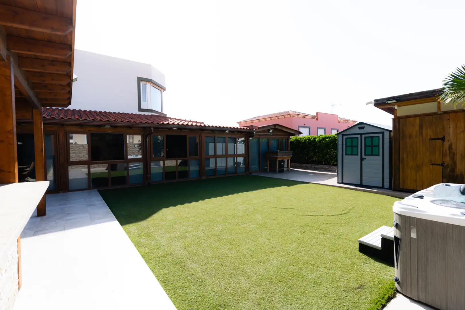 Terrassa de Casa adosada en venda en San Cristóbal de la Laguna amb Aire condicionat, Jardí privat i Parquet