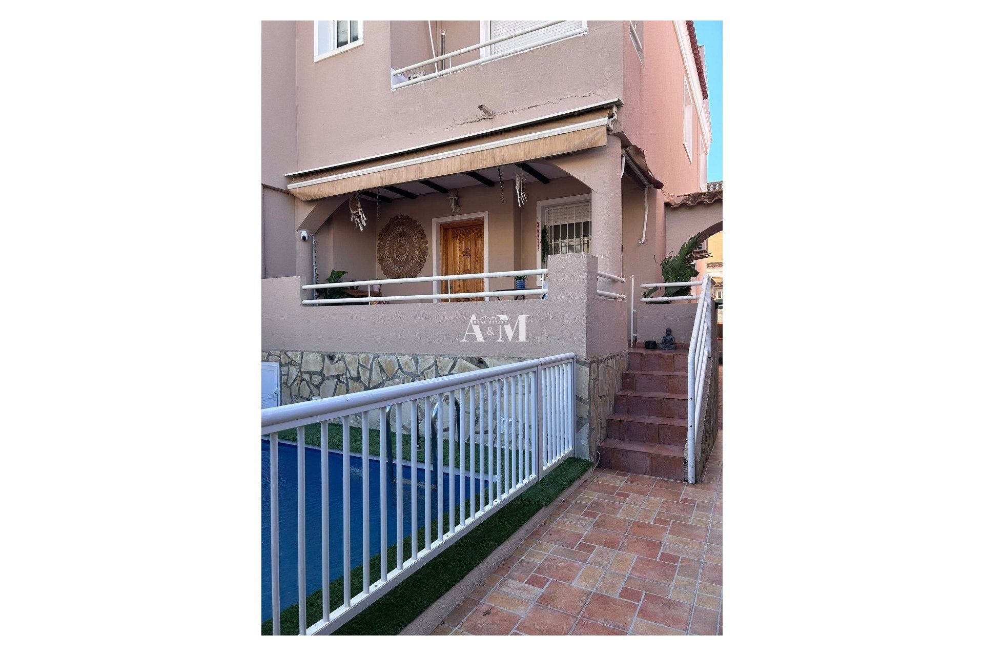 Exterior view of Single-family semi-detached for rent in Elche / Elx  with Air Conditioner, Heating and Private garden