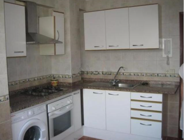 Cocina de Piso de alquiler en Málaga Capital con Aire acondicionado, Terraza y Amueblado
