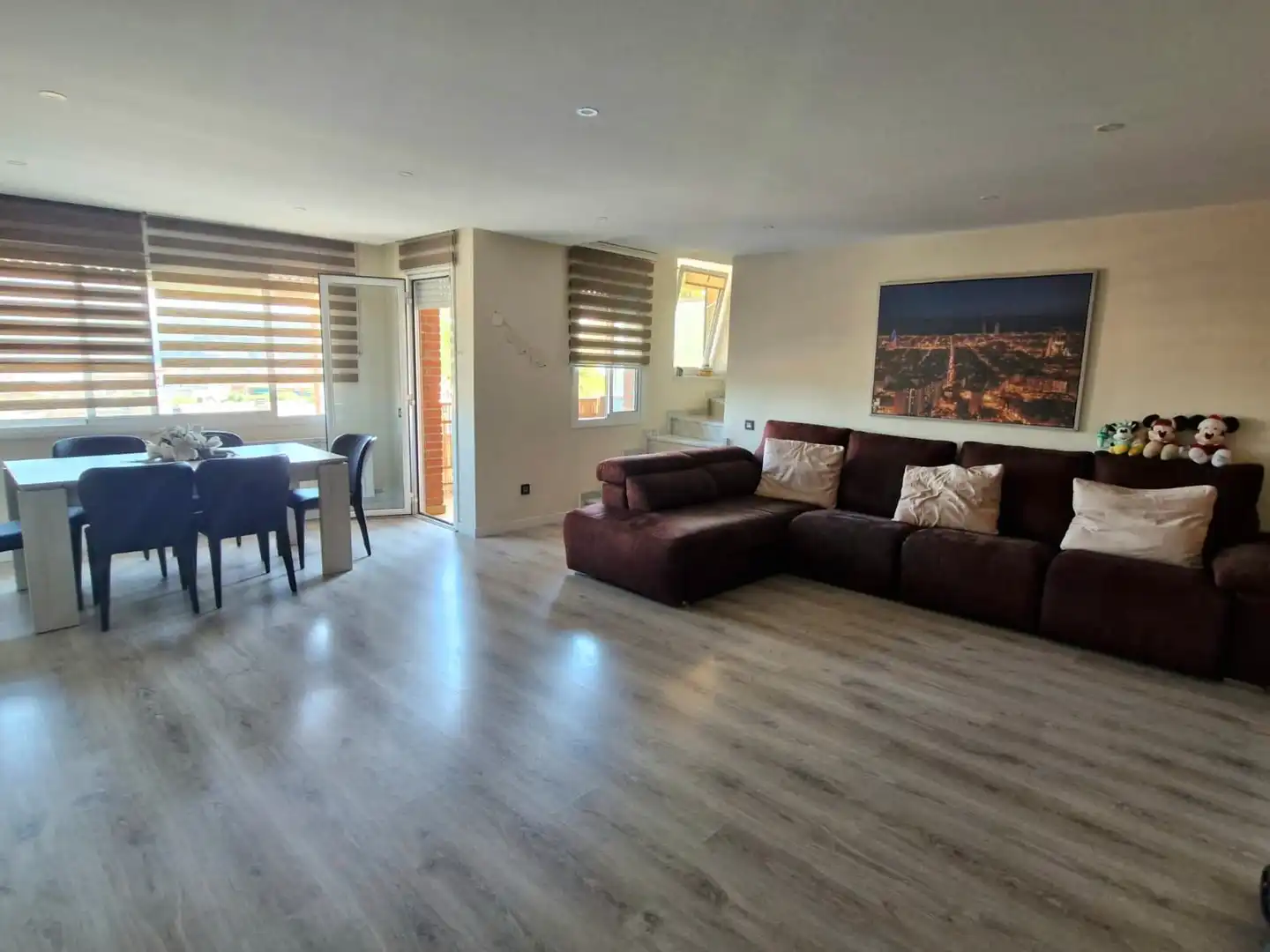 Sala d'estar de Pis en venda en Sant Andreu de la Barca amb Calefacció, Parquet i Terrassa