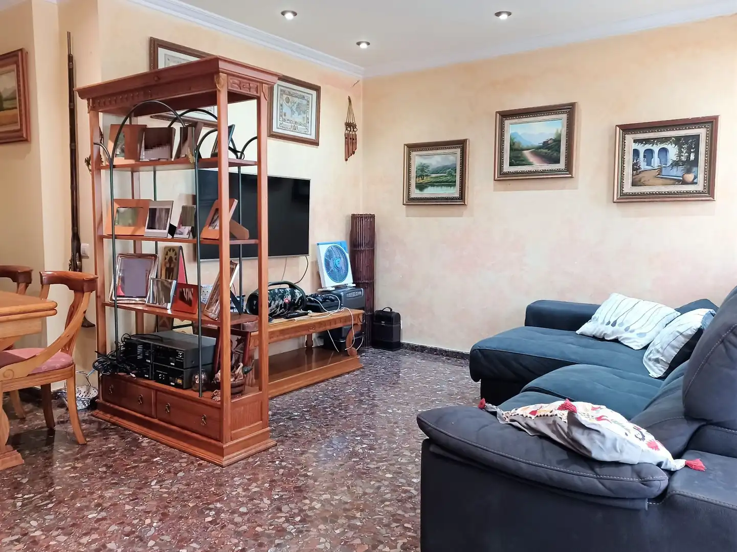 Living room of Flat for sale in Ontinyent  with Heating, Private garden and Terrace