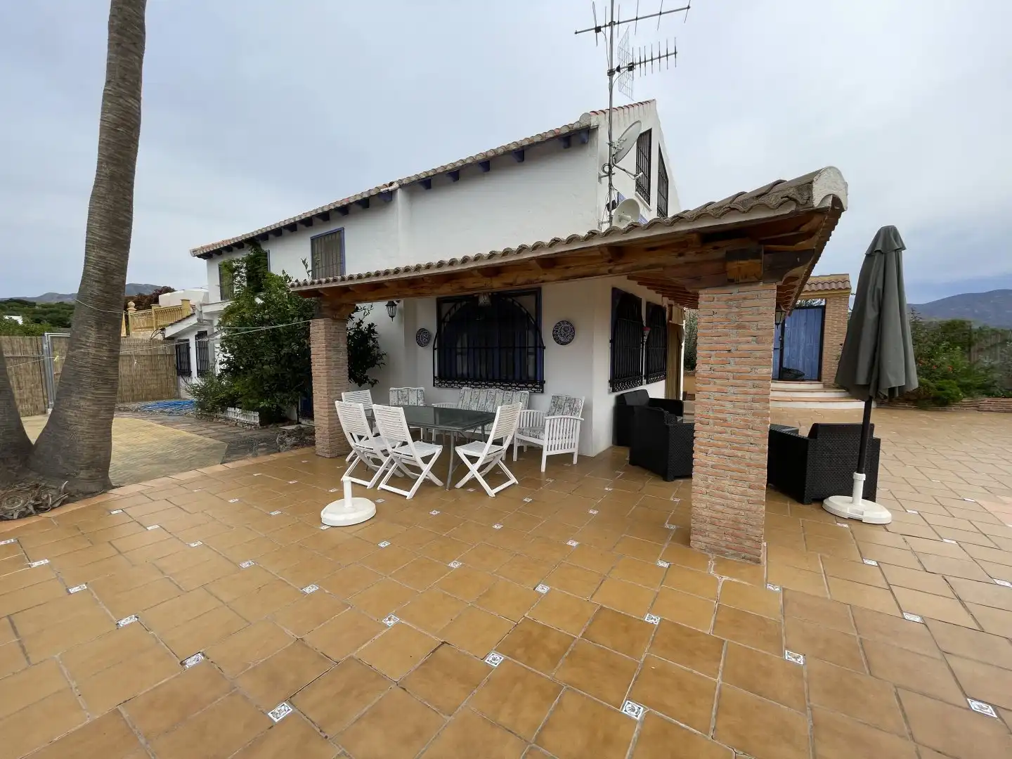 Terrace of Country homes for rent in Salobreña  with Terrace, Swimming Pool and Furnished