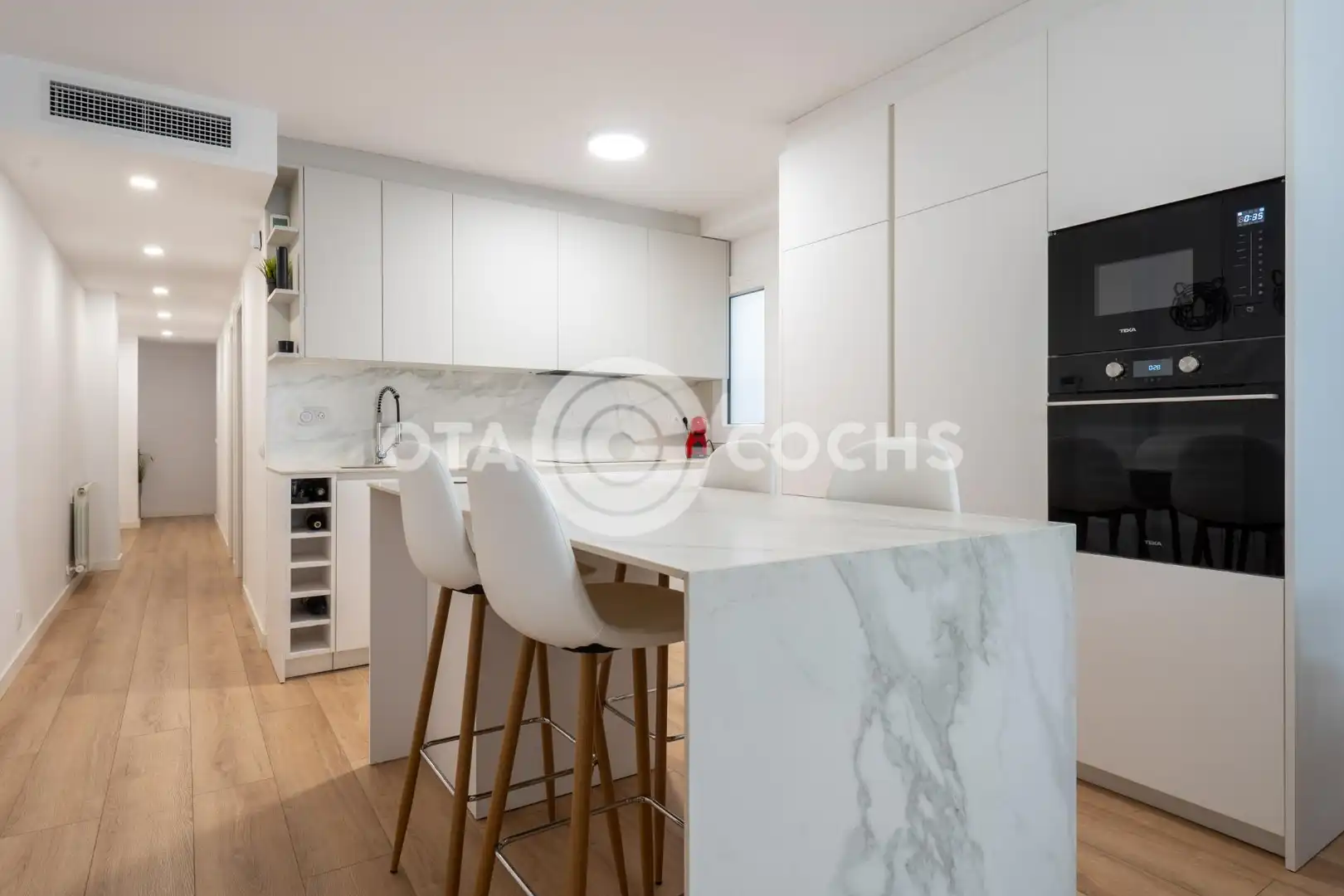 Kitchen of Flat for sale in Reus  with Air Conditioner, Heating and Parquet flooring