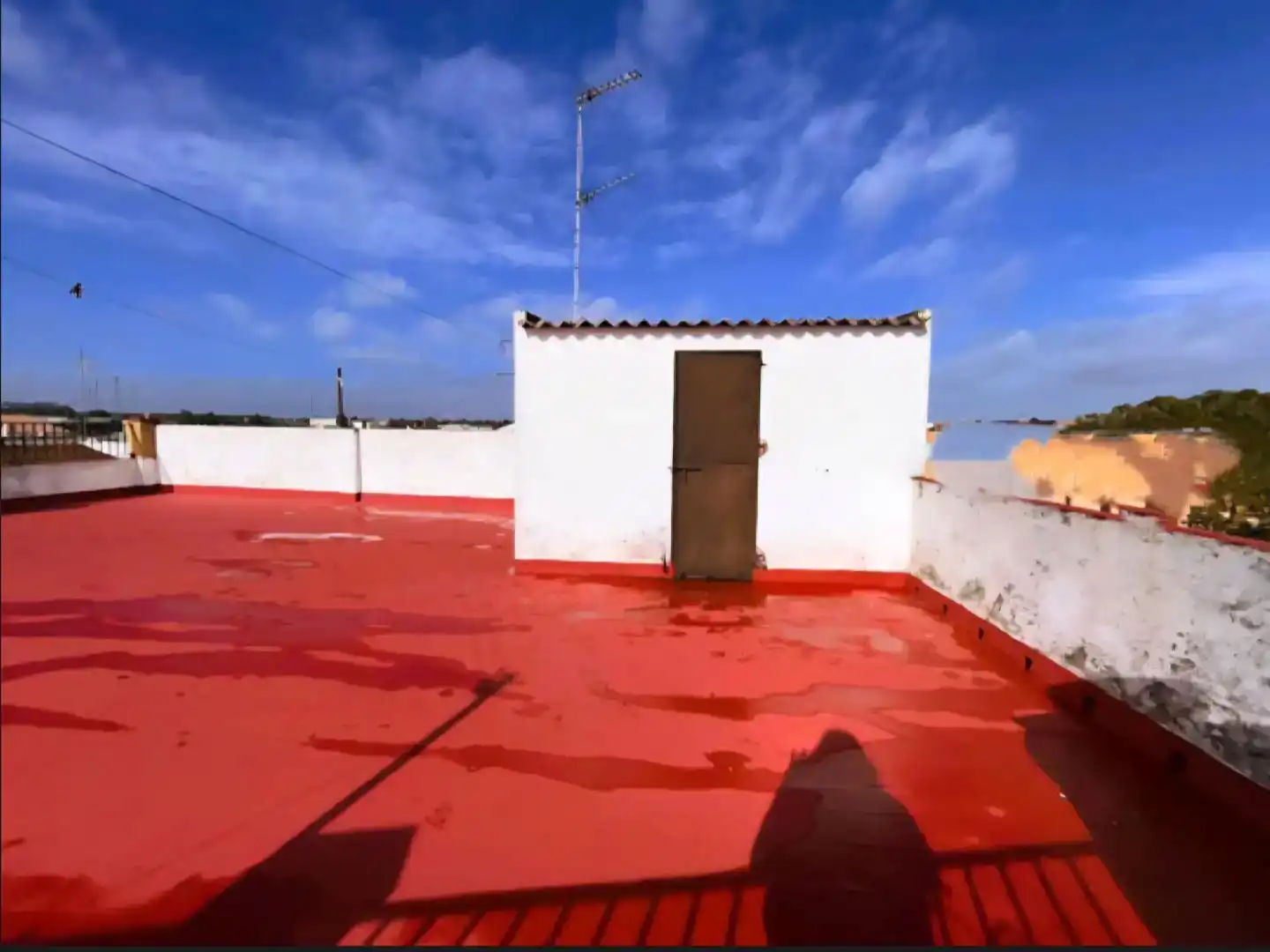 Terrasse von Wohnung zum Verkauf in Umbrete mit Klimaanlage