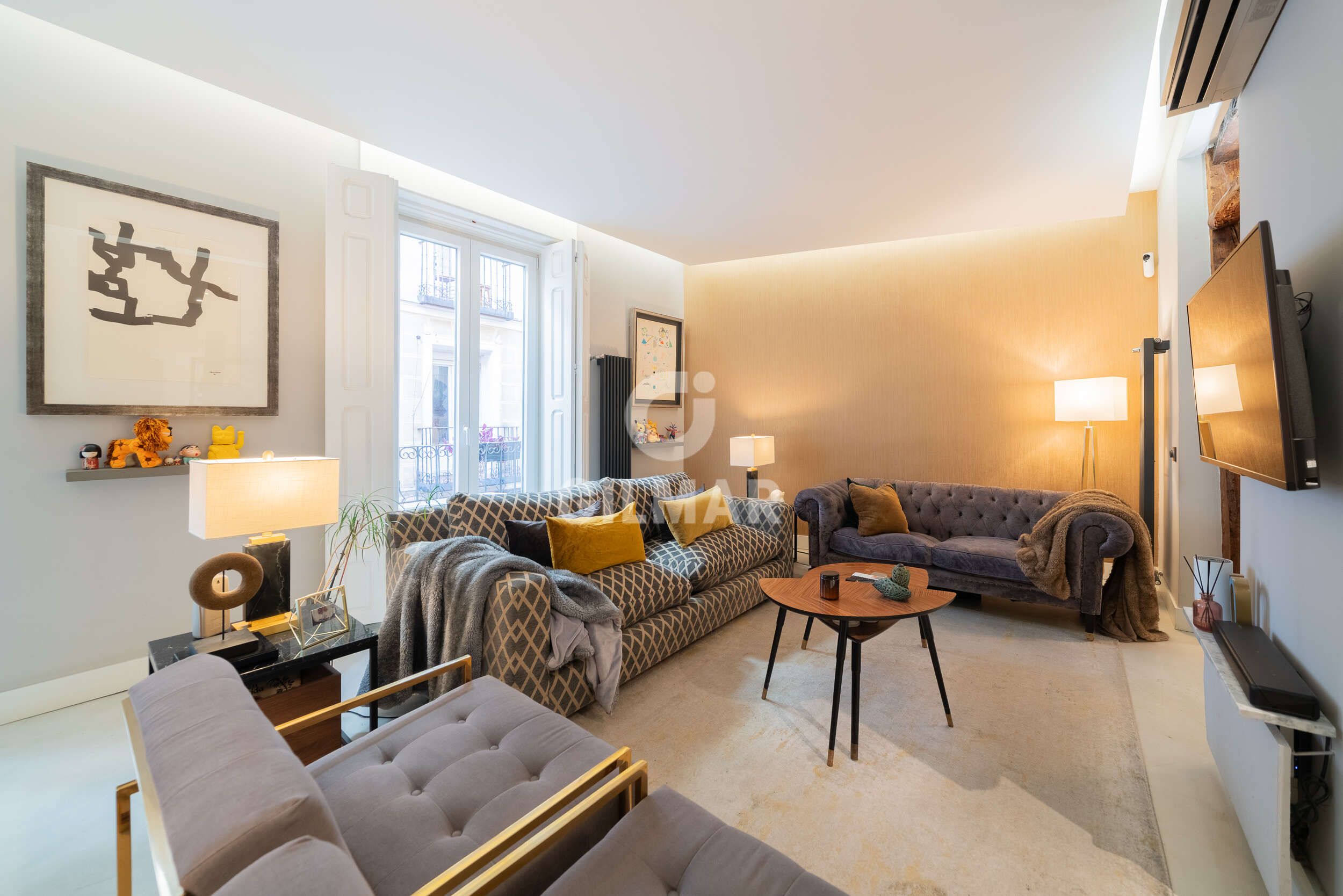 Living room of Flat for sale in  Madrid Capital  with Heating and Storage room