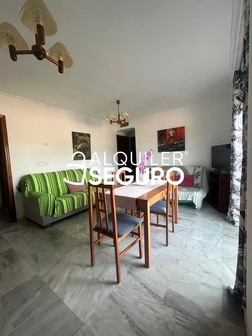 Living room of Flat for rent in Granada  with Air Conditioner and Furnished