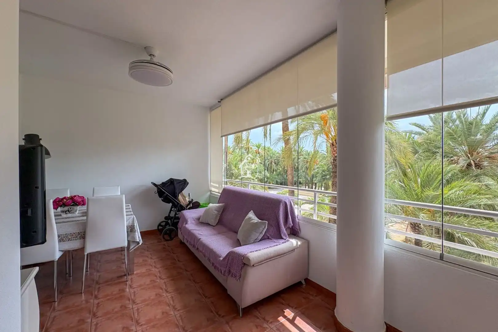 Terraza de Apartamento en venta en Elche / Elx con Aire acondicionado, Terraza y Amueblado