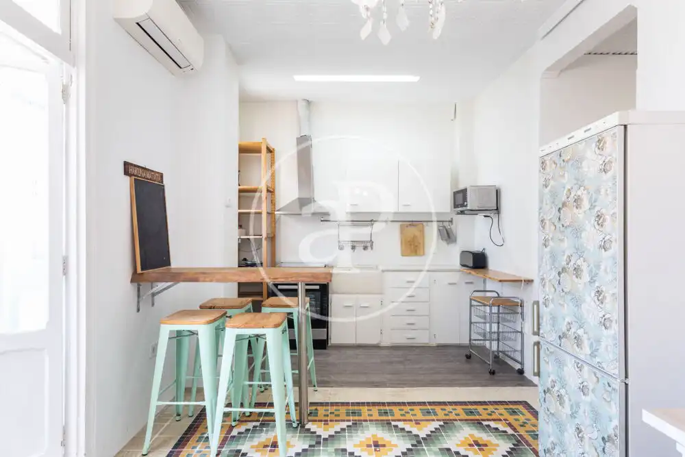 Kitchen of Flat for rent in Valencia  with Air Conditioner, Heating and Furnished