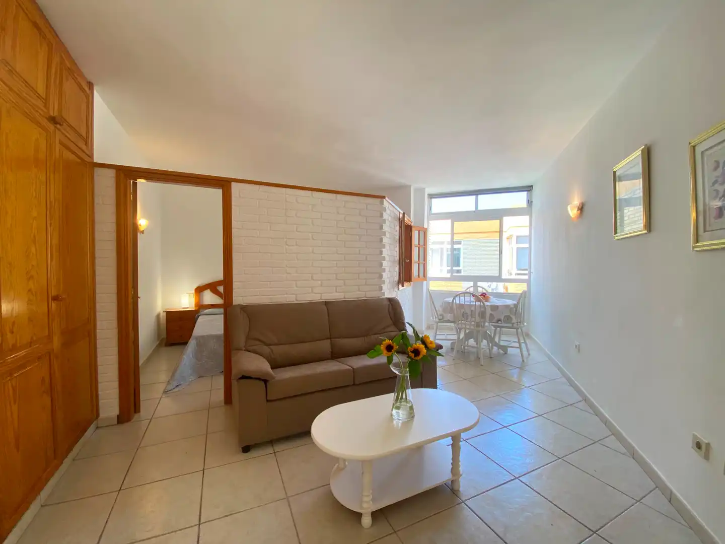 Sala de estar de Piso de alquiler en Las Palmas de Gran Canaria con Amueblado