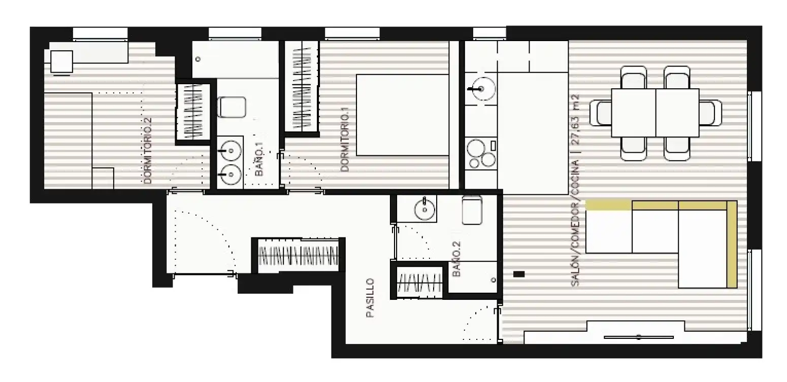 Flat for rent in Madrid - Avenida de Menéndez Pelayo, Ibiza de Madrid