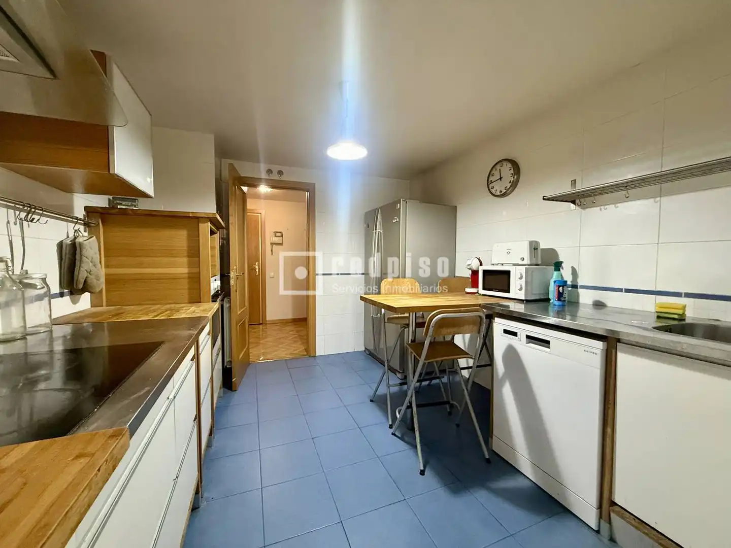 Kitchen of Flat for sale in Madrid  with Heating, Private garden and Parquet flooring