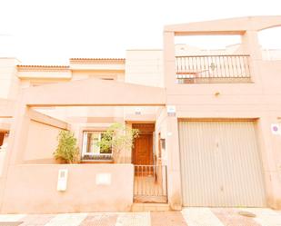 Exterior view of House or chalet for sale in Roquetas de Mar  with Air Conditioner and Terrace