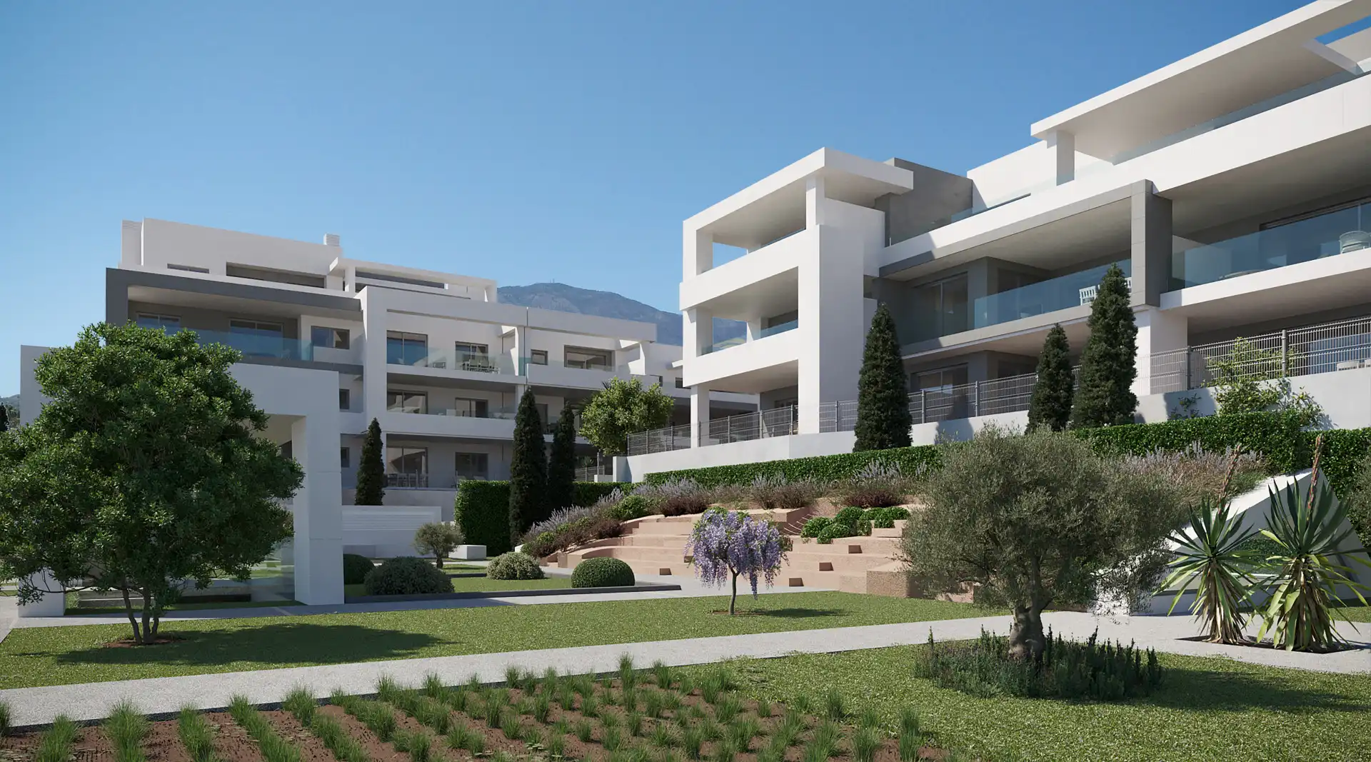 Jardín de Apartamento en venta en Marbella con Aire acondicionado, Terraza y Piscina