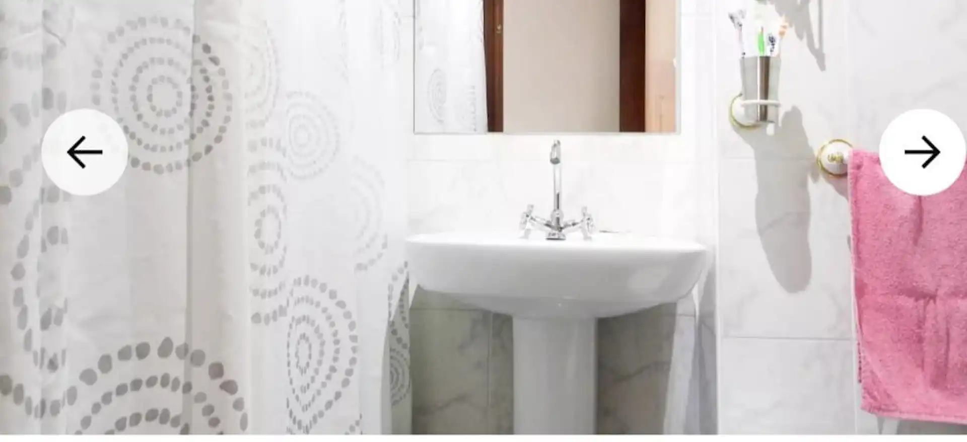 Badezimmer von Wohnung zur untervermieten in Sevilla mit Klimaanlage, Heizung und Privatgarten