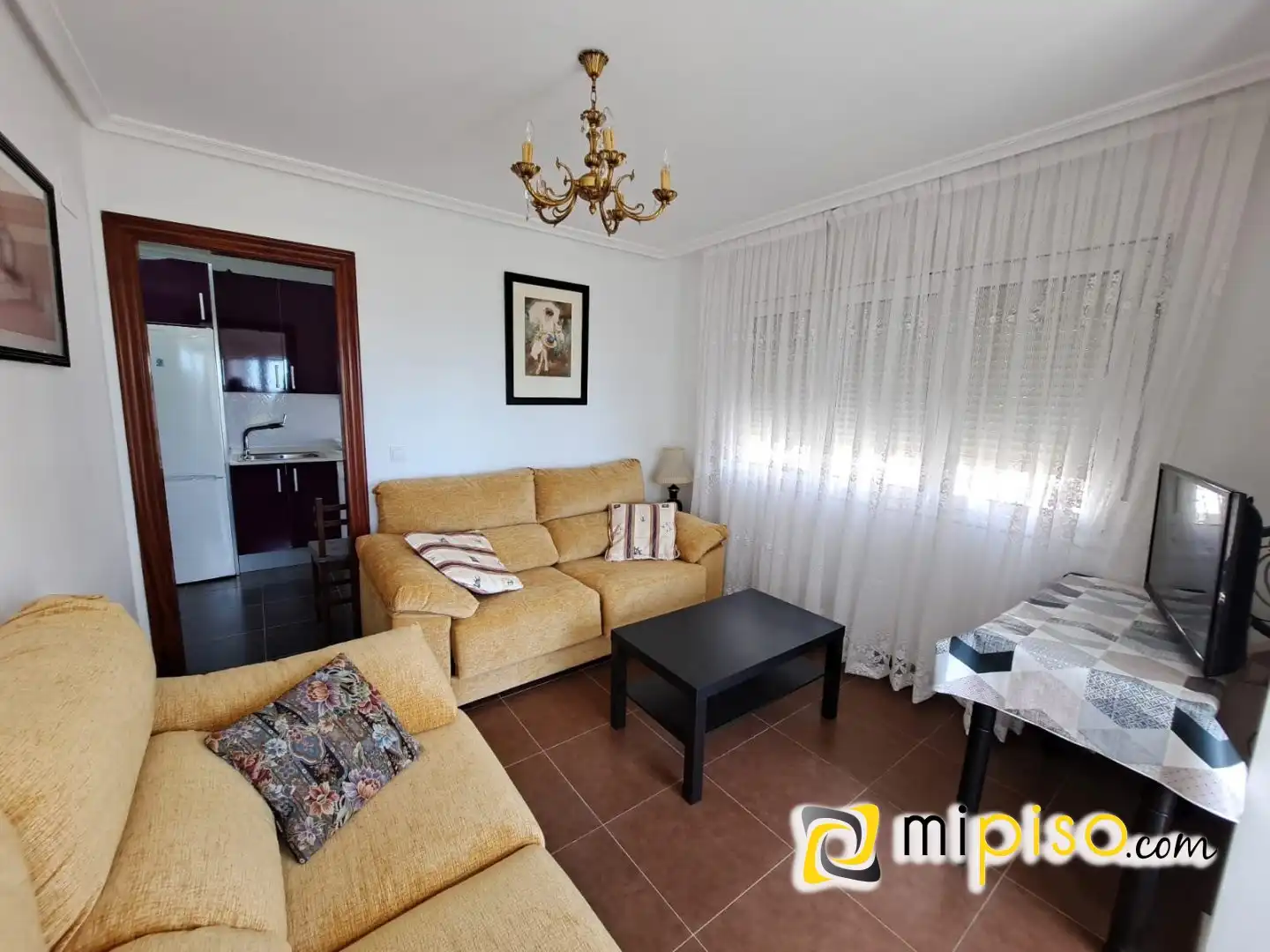 Living room of Flat for rent in Laredo  with Furnished