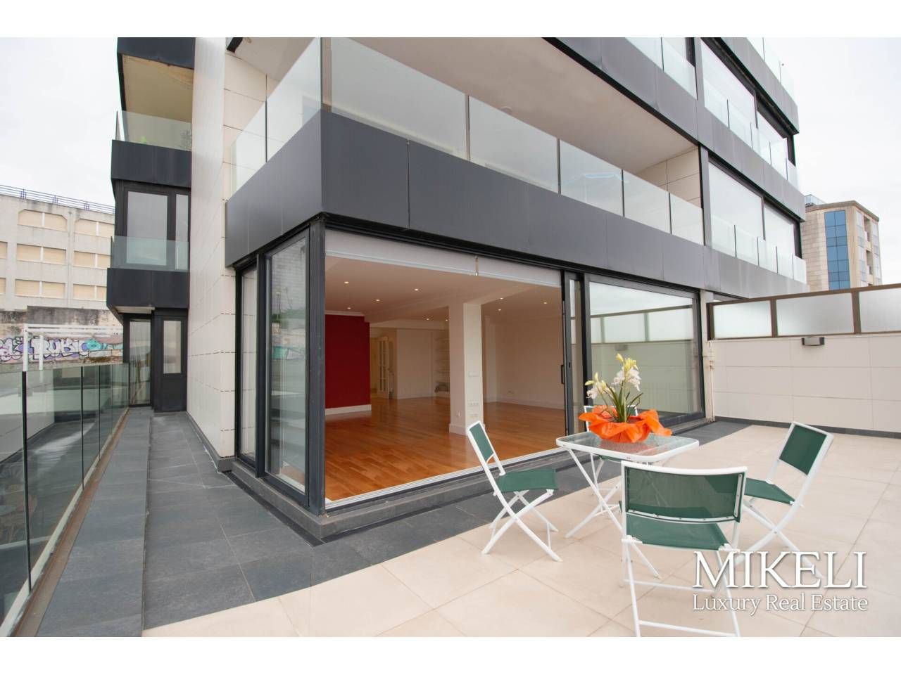Terrace of Flat for sale in Santander  with Heating, Parquet flooring and Terrace