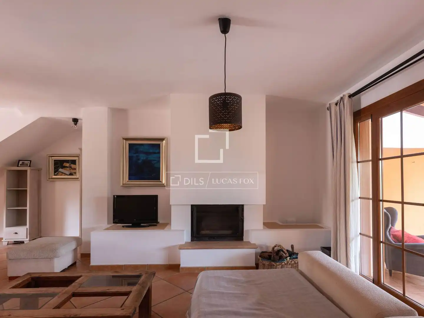 Sala d'estar de Casa o xalet de lloguer en Llucmajor amb Aire condicionat, Calefacció i Jardí privat