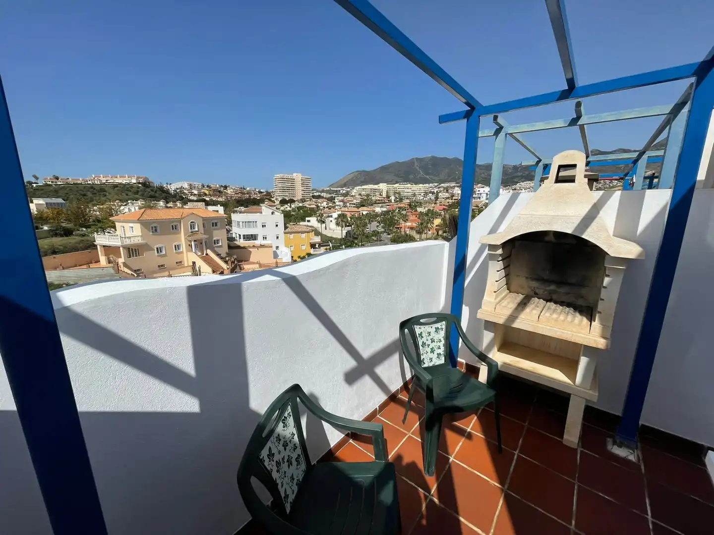 Terrace of Apartments for rent in Benalmádena  with Air Conditioner, Terrace and Furnished