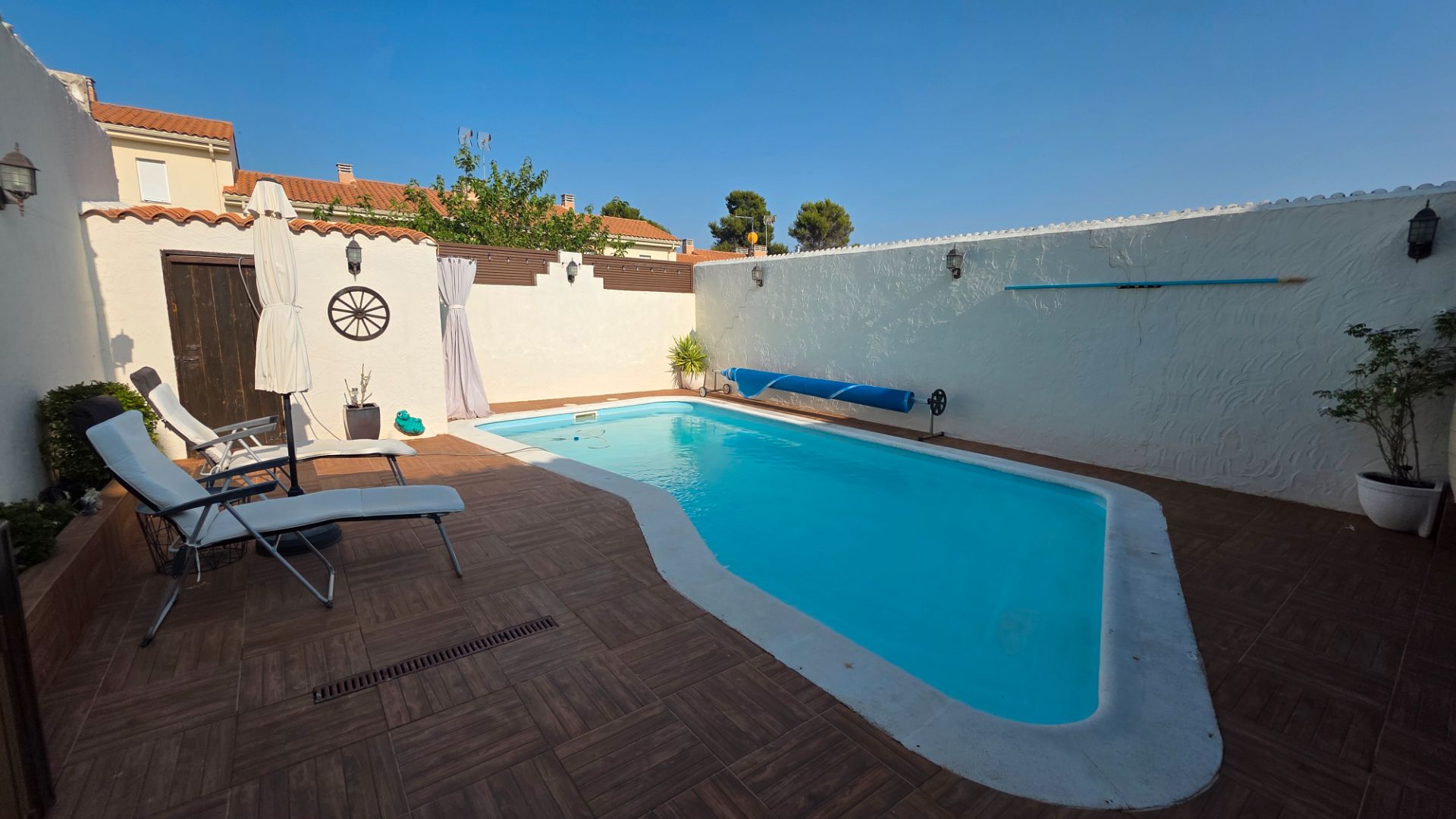 Swimming pool of House or chalet for sale in Esquivias  with Heating, Private garden and Parquet flooring