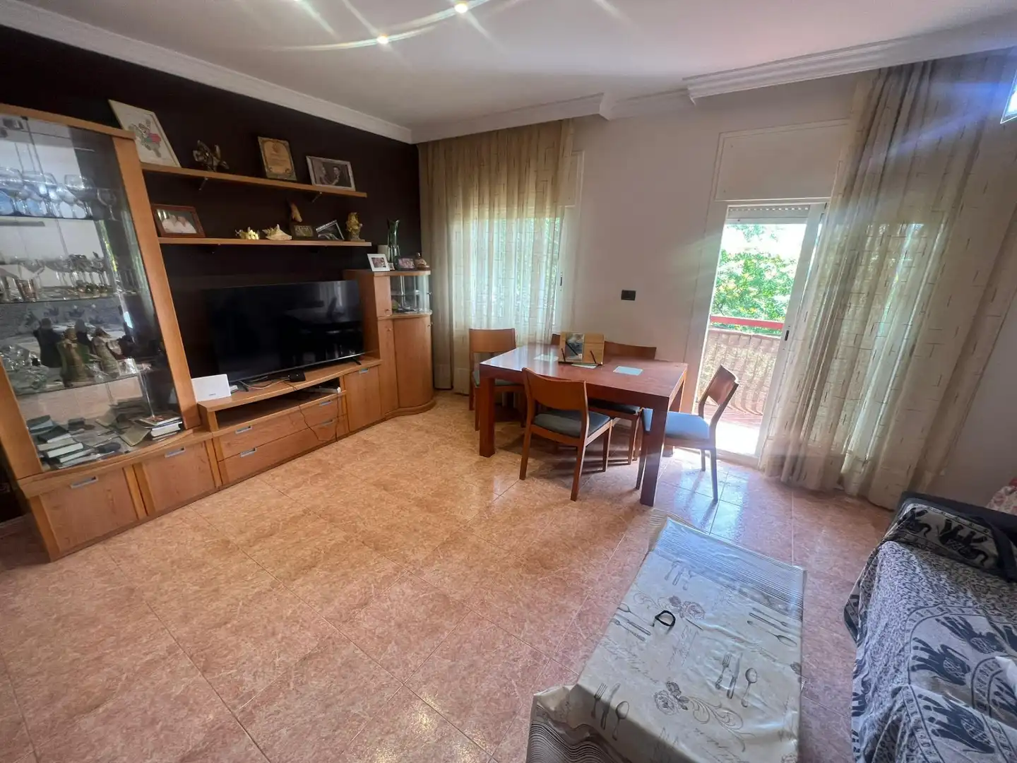 Sala de estar de Apartamento en venta en Mataró con Terraza y Balcón