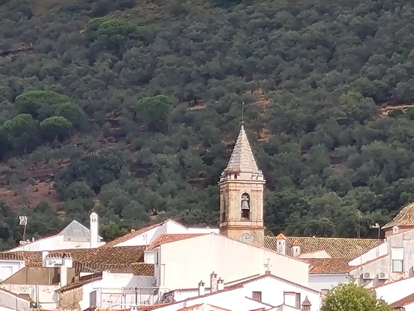 Vista exterior de Casa adosada en venta en Higuera de la Sierra con Aire acondicionado, Terraza y Trastero