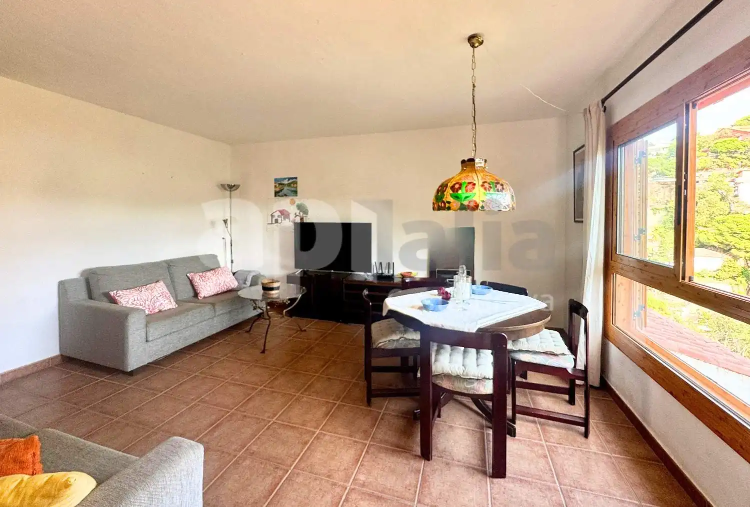 Living room of Apartments for sale in Lloret de Mar  with Private garden, Terrace and Furnished