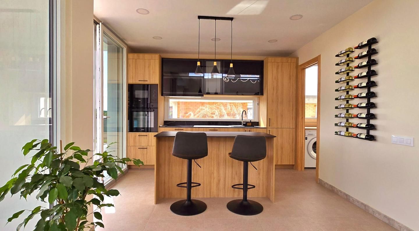 Kitchen of House or chalet for sale in Vidreres  with Air Conditioner, Private garden and Terrace