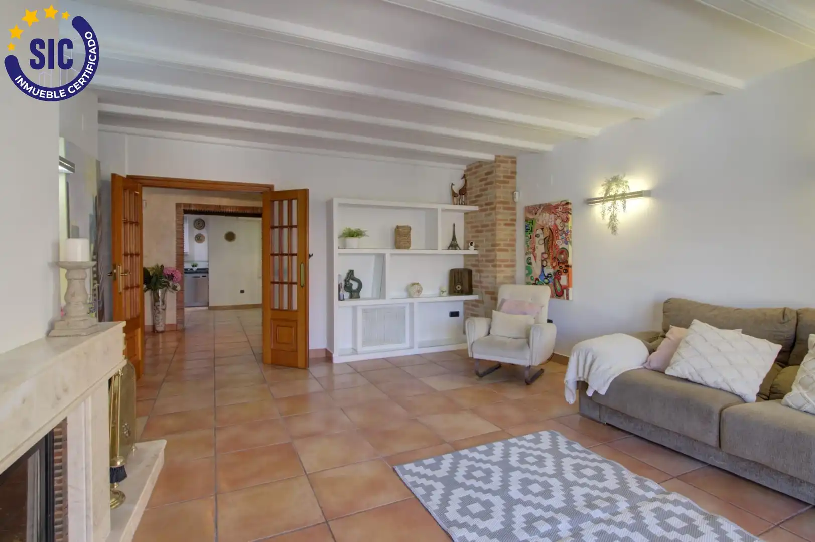 Sala de estar de Casa o chalet en venta en Almenara con Aire acondicionado, Calefacción y Parquet