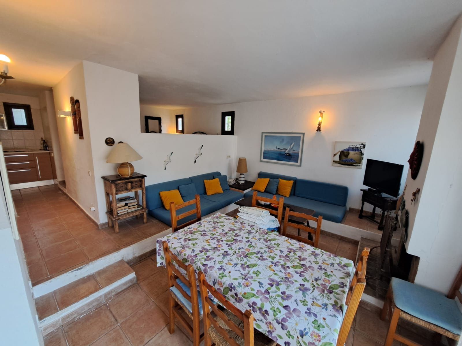 Sala d'estar de Casa o xalet en venda en Sant Josep de sa Talaia amb Aire condicionat, Calefacció i Terrassa