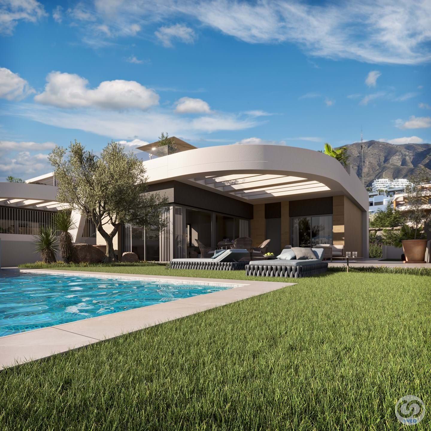 Exterior view of House or chalet for sale in Finestrat  with Air Conditioner, Heating and Private garden