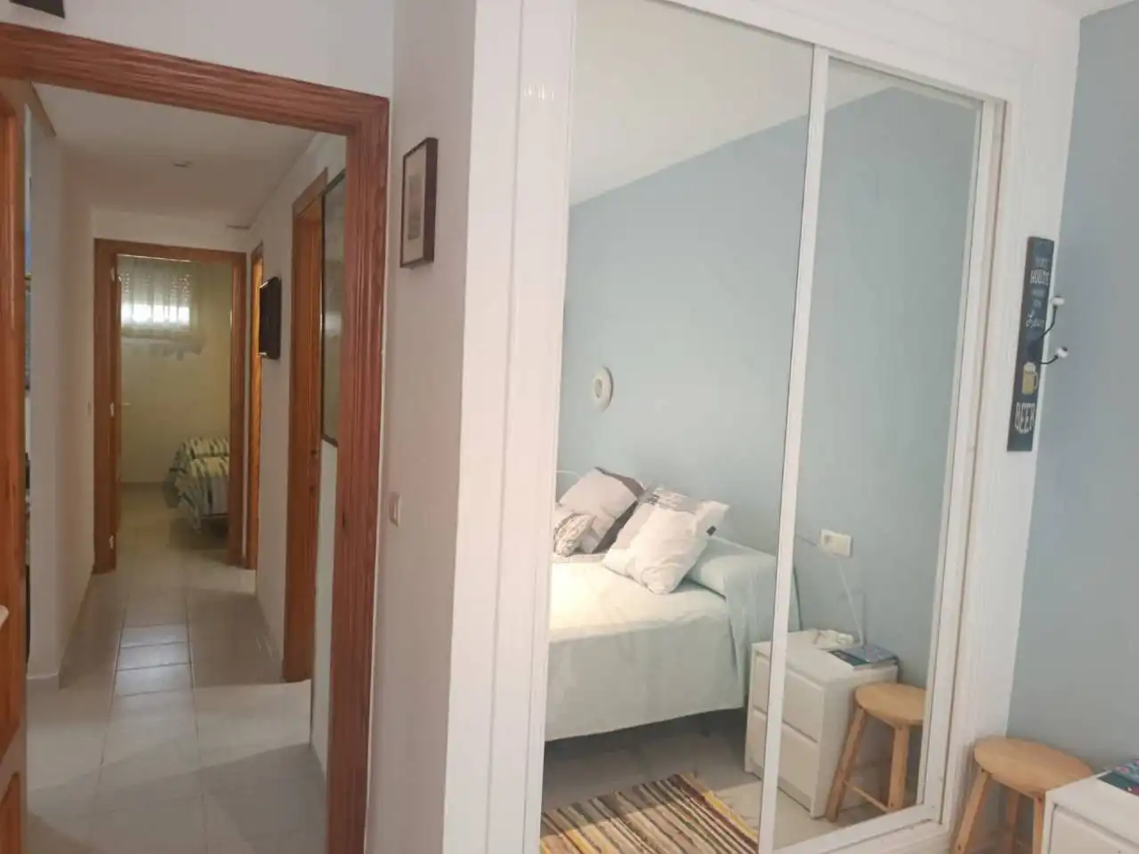 Bedroom of Flat for sale in Vinaròs  with Private garden, Terrace and Furnished
