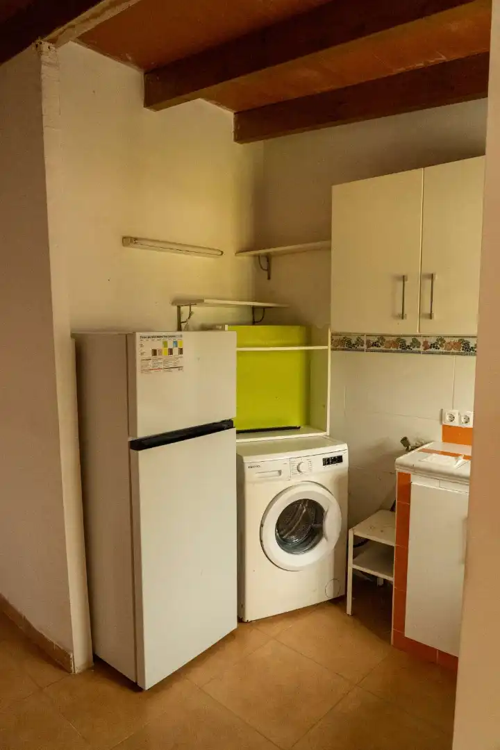 Cuina de Casa o xalet en venda en Campos amb Jardí privat, Terrassa i Moblat