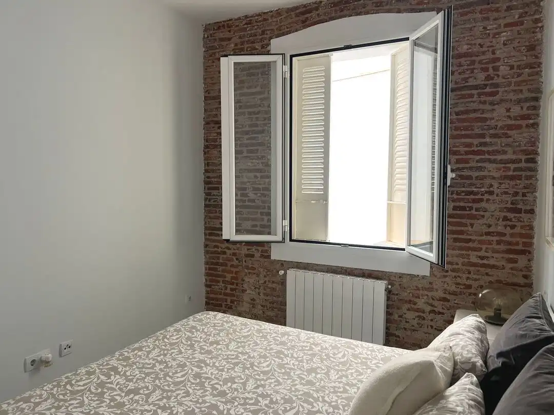Bedroom of Flat for rent in Madrid  with Heating and Terrace