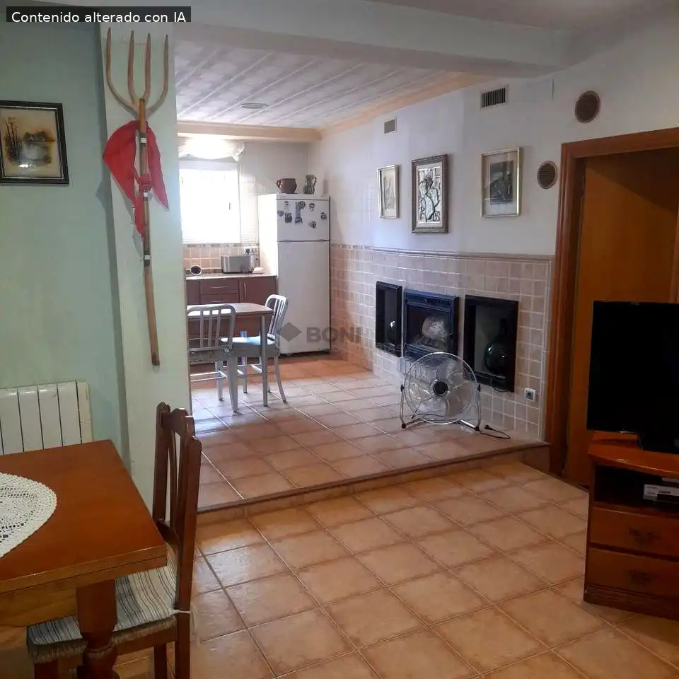 Cocina de Casa adosada en venta en Cascante del Río con Calefacción, Terraza y Balcón