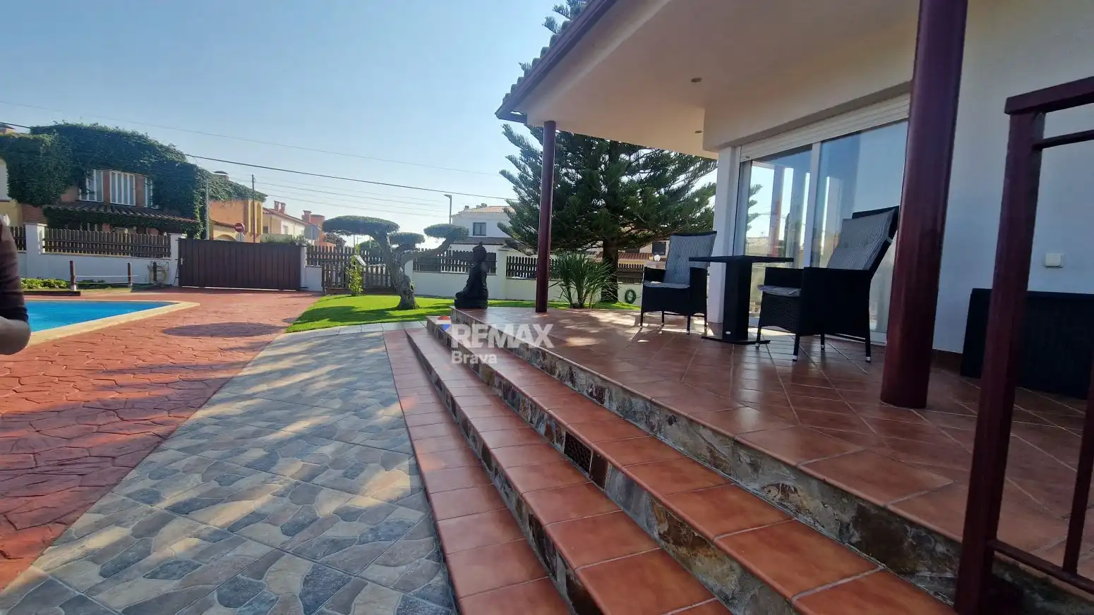 Terrace of Houses for sale in Roses  with Air Conditioner, Private garden and Parquet flooring