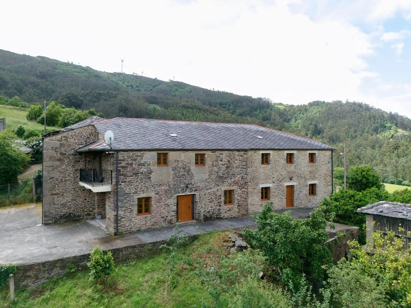 Vista exterior de Casa o chalet en venta en Ourol, Lugo