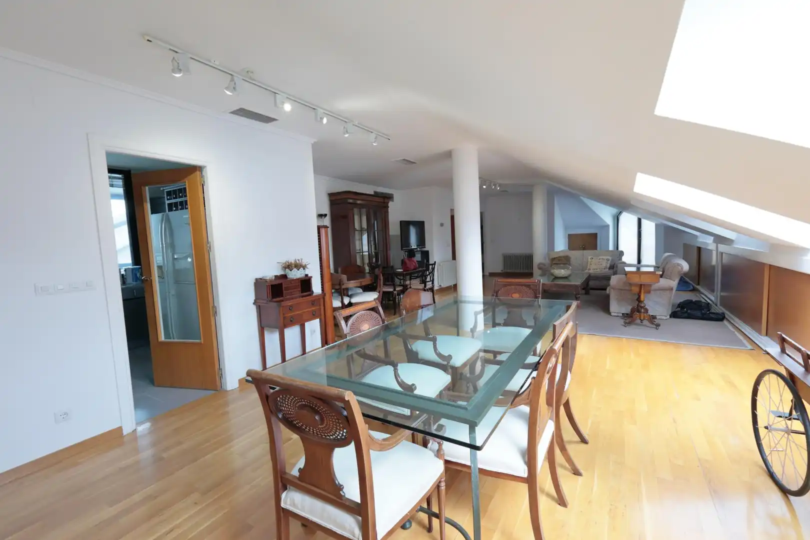 Esszimmer von Dachboden zum Verkauf in Bembibre mit Heizung und Balkon