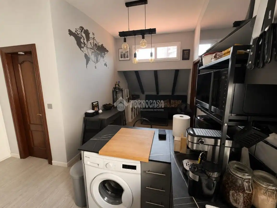 Kitchen of Flat for sale in Gijón   with Furnished