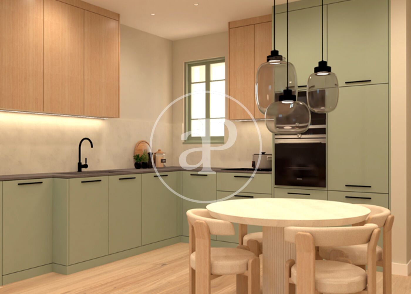 Cuina de Pis en venda en  Barcelona Capital amb Aire condicionat, Calefacció i Balcó