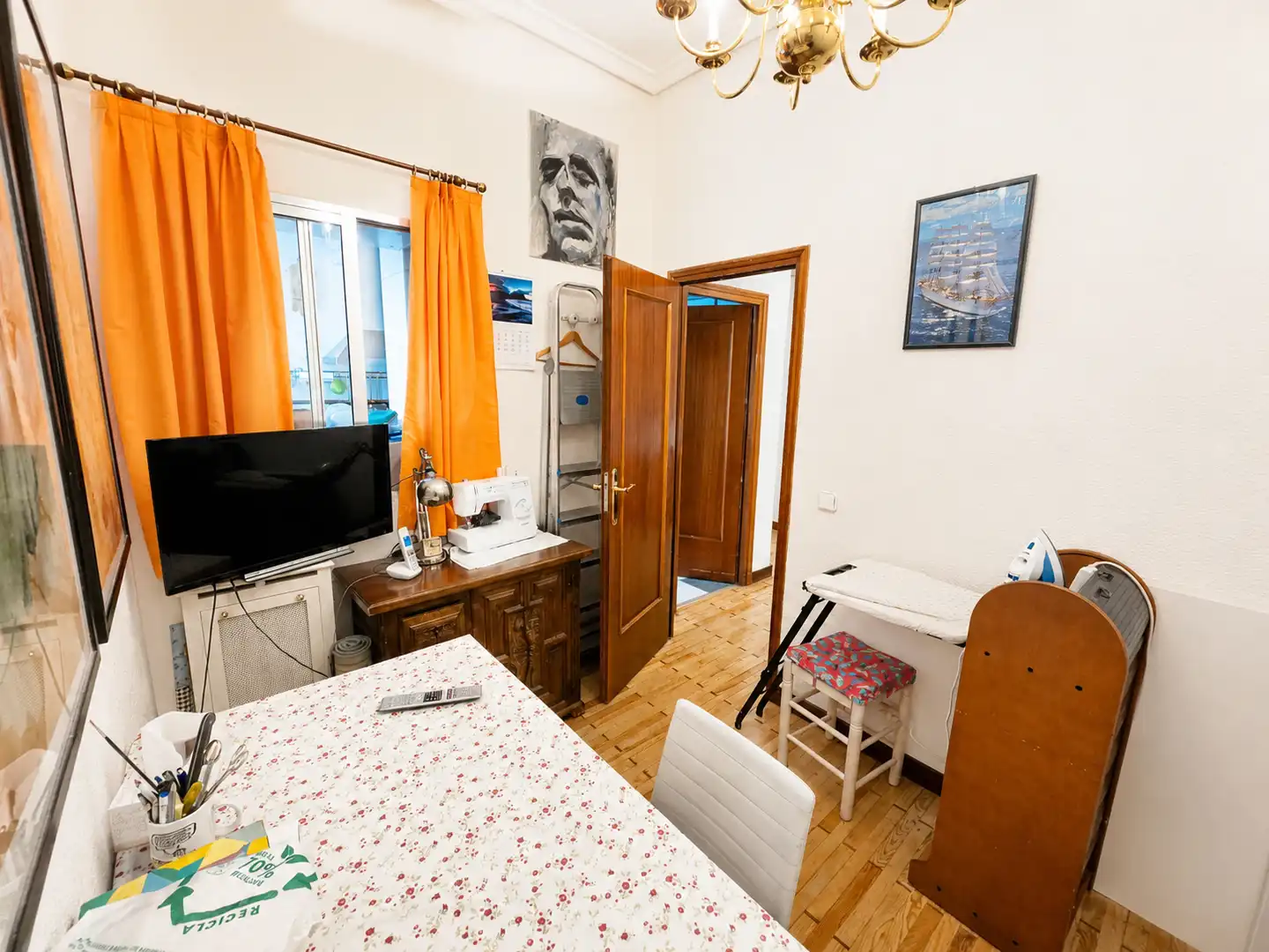 Bedroom of Flat for sale in Madrid  with Air Conditioner, Heating and Terrace