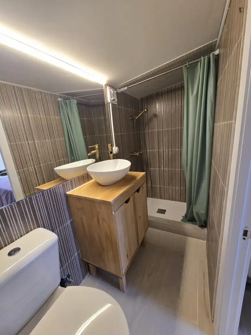 Badezimmer von Haus oder Chalet zur Miete in Madrid mit Klimaanlage, Möbliert und Waschmaschine