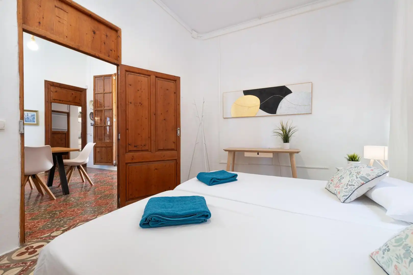 Dormitori de Casa o xalet de lloguer en Alcúdia amb Aire condicionat, Terrassa i Moblat