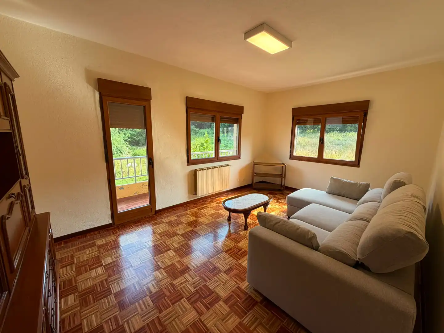 Sala de estar de Casa o chalet de alquiler en Lugo con Calefacción, Terraza y Amueblado