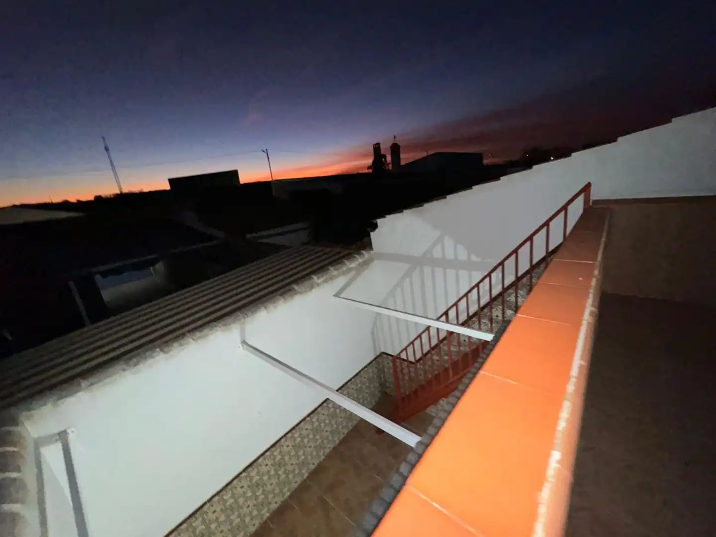 Terrassa de Casa adosada en venda en Villagarcía de la Torre amb Aire condicionat, Terrassa i Traster