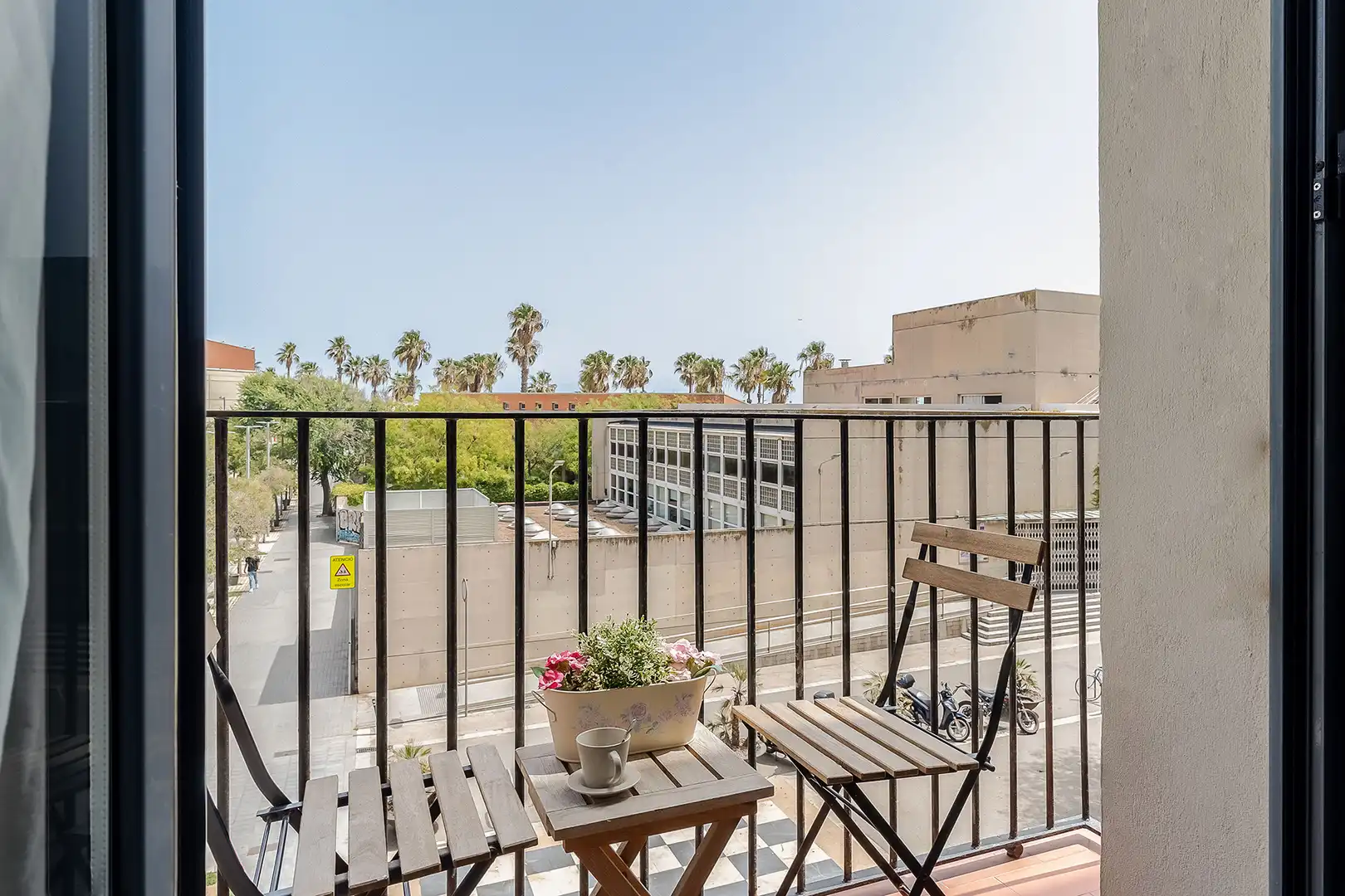 Balcony of Apartments for sale in Barcelona  with Air Conditioner, Furnished and Washing machine