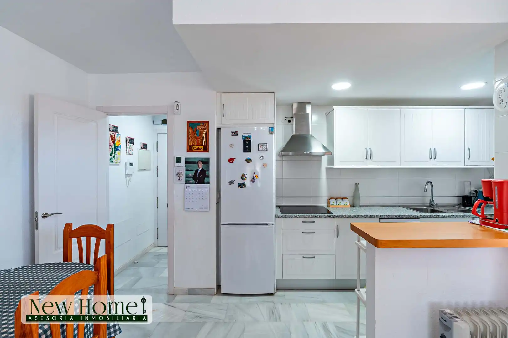 Kitchen of Flat for sale in Roquetas de Mar  with Terrace, Furnished and Community pool