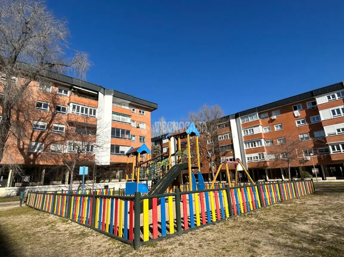 Exterior view of Flat for sale in Madrid  with Air Conditioner and Heating